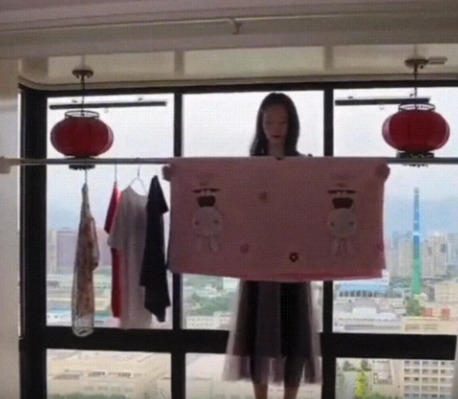 Tendedero Extensible  – Varal y Perchero – Ideal para espacios pequeños JDM-82  108-198cm